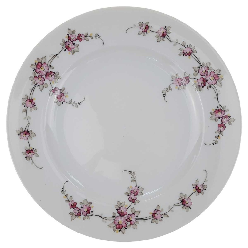 [123116] Kuchenteller 19 cm Winterling Kirchenlamitz Blumendekor Rot Gelb Grün gebraucht - sehr gut