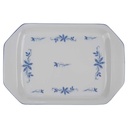 Butterplatte Winterling Marktleuthen Blaue Blumen gebraucht - sehr gut