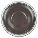 Untertasse für Kaffee Aufschrift Espresso 14 cm Waechtersbach braun weiß