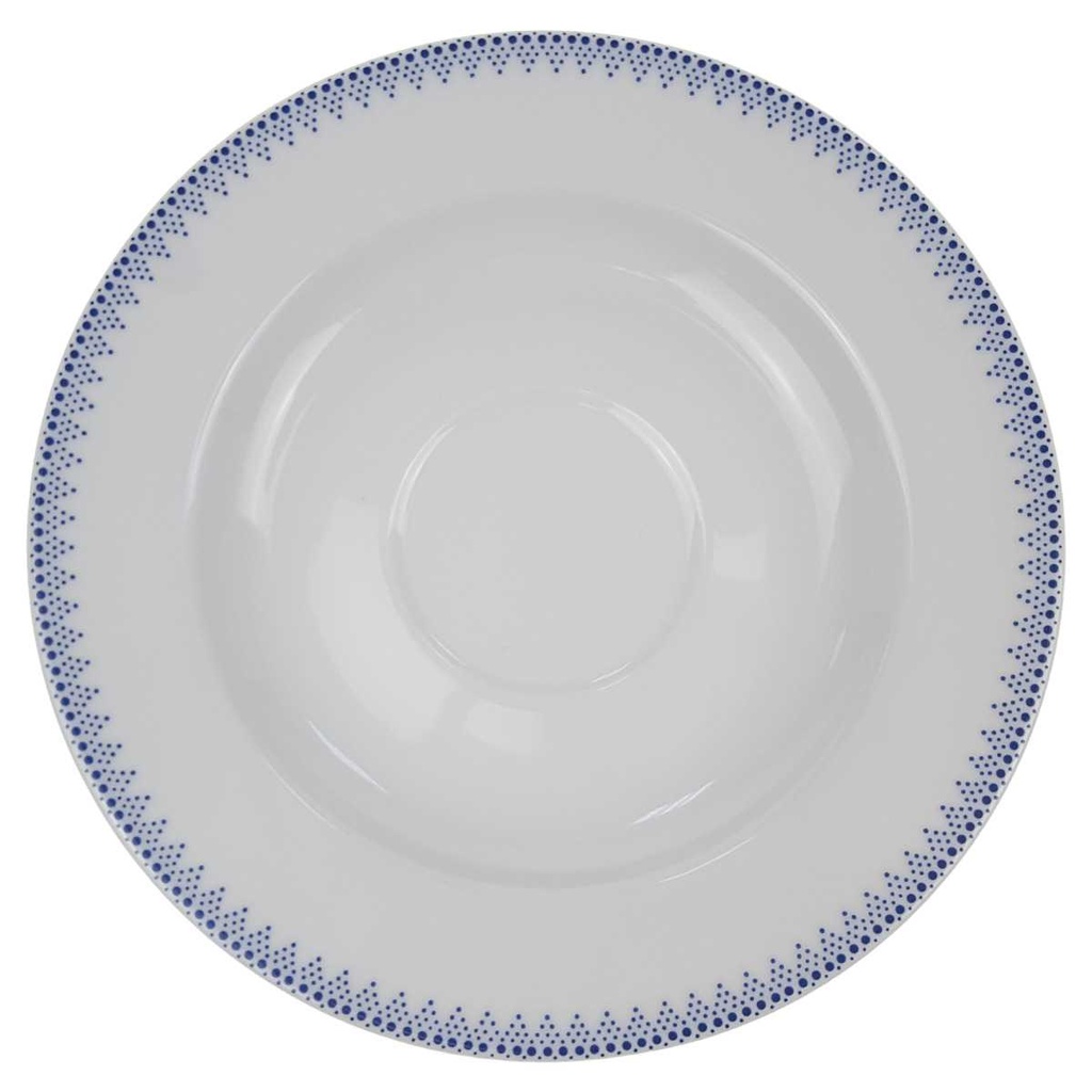 [123133] Untertasse für Tee 15,3 cm Friesland Melitta Blaues Dekor
