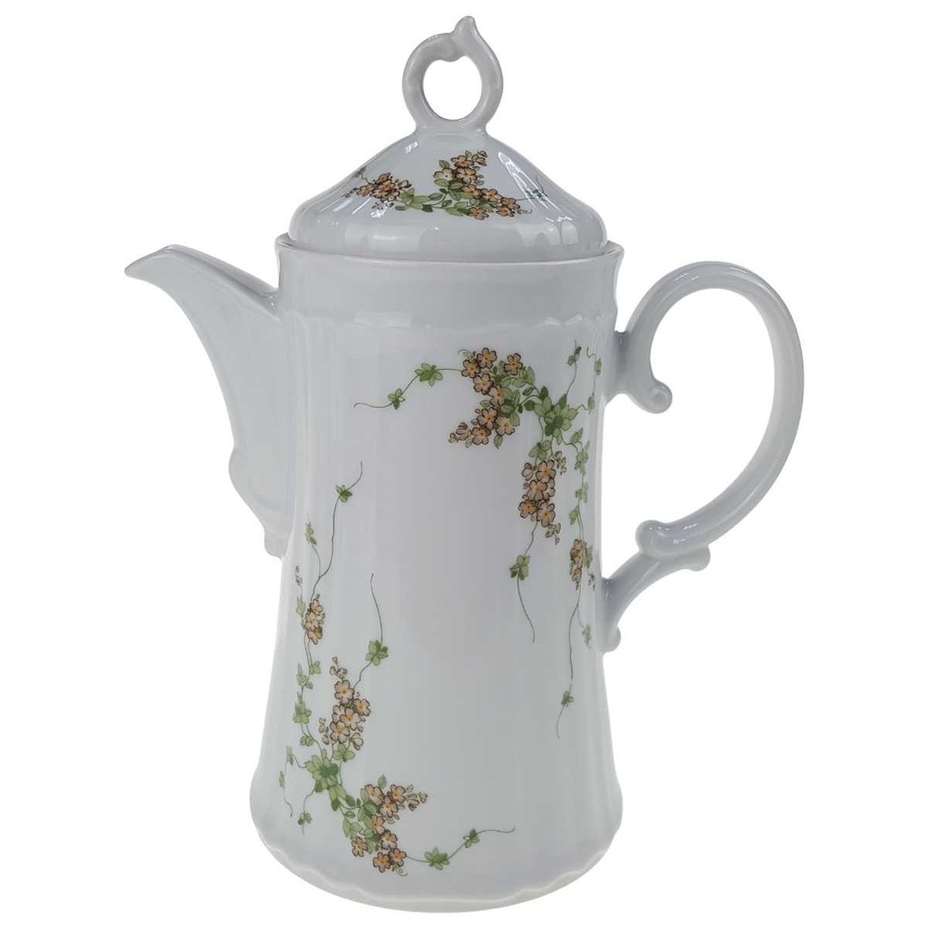 Kaffeekanne 1,3 L Eschenbach Salzburg braun grüne Ranke
