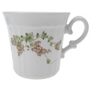 Kaffeetasse Eschenbach Salzburg braun grüne Ranke gebraucht - sehr gut