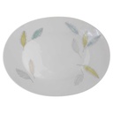 Servierplatte 24,3x18,3 cm Rosenthal Form 2000 Bunte Blätter R. Loewy gebraucht - gut