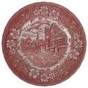 Speiseteller Royal Tudor Coaching Taverns Rot