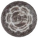 Speiseteller 25,5 cm Grindley English Country Inns braun gebraucht - sehr gut