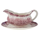 Sauciere 1tlg 0,3 L Palissy Avon Scenes Rot gebraucht - sehr gut