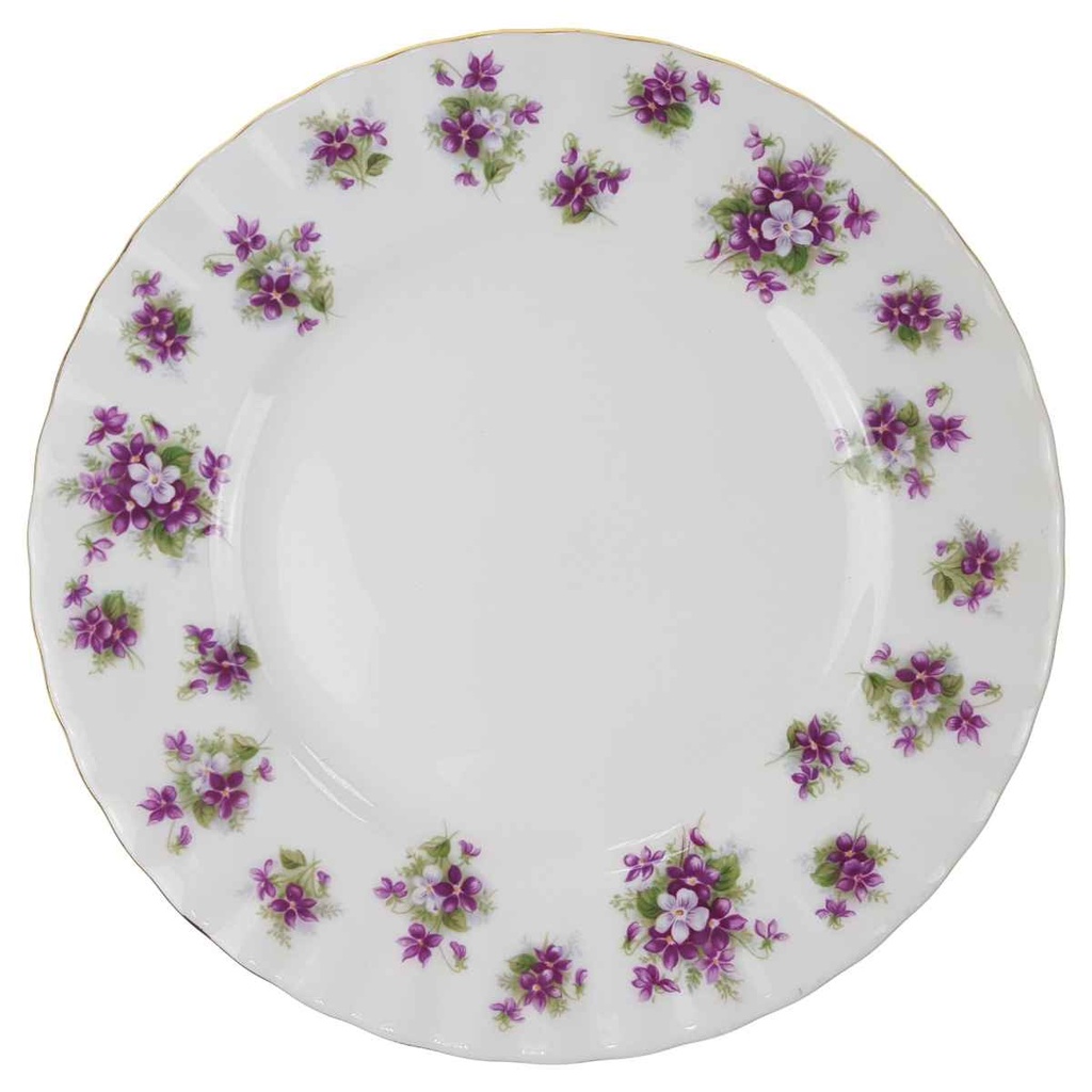 [129332] Kuchenteller Dessertteller klein 18 cm Royal Albert Sweet Violets gebraucht - sehr gut