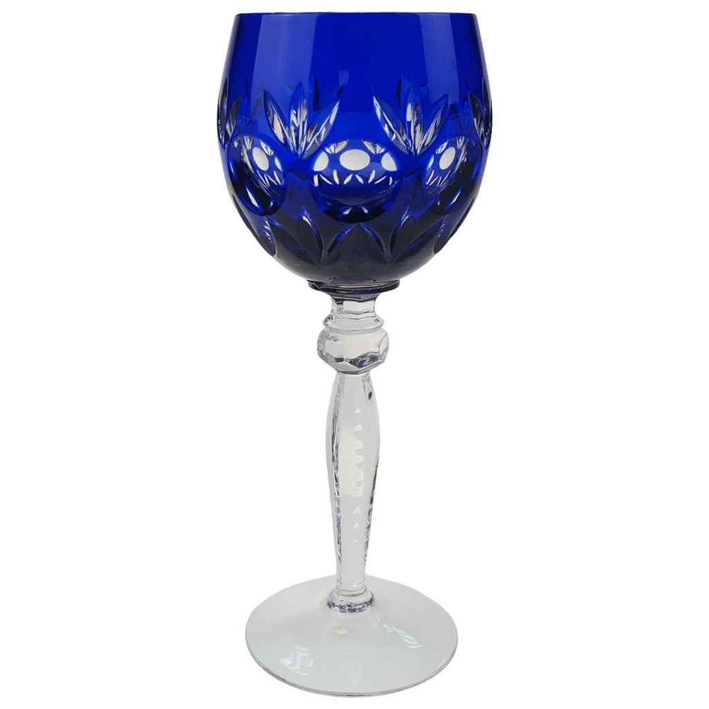 Weinglas Weinrömer Römerglas Römer Überfangglas Kobaltblau Blau gebraucht - sehr gut