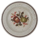 Suppenteller 22,2 cm Winterling Marktleuthen Blumen Obst Dekor gebraucht - gut