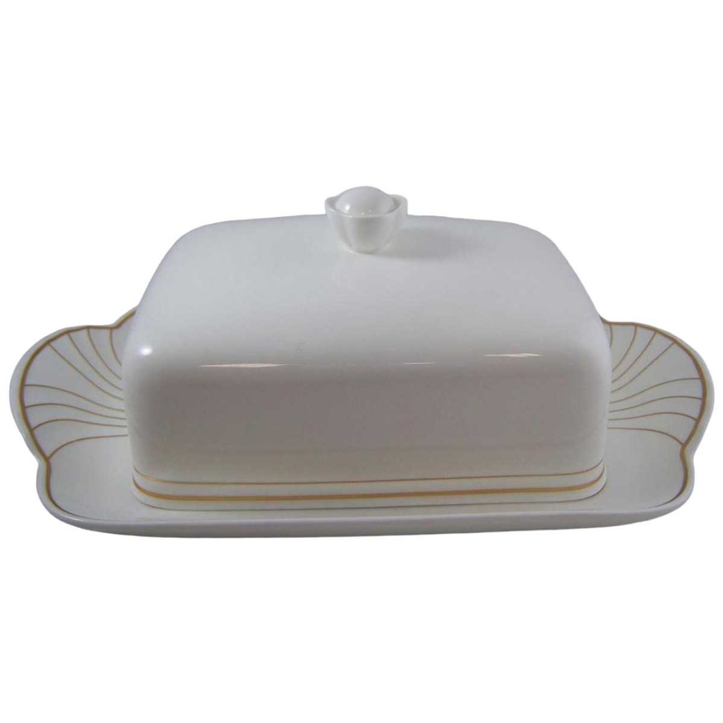 [150324143] Butterglocke Villeroy & Boch Arco Gold Bone China Mettlach