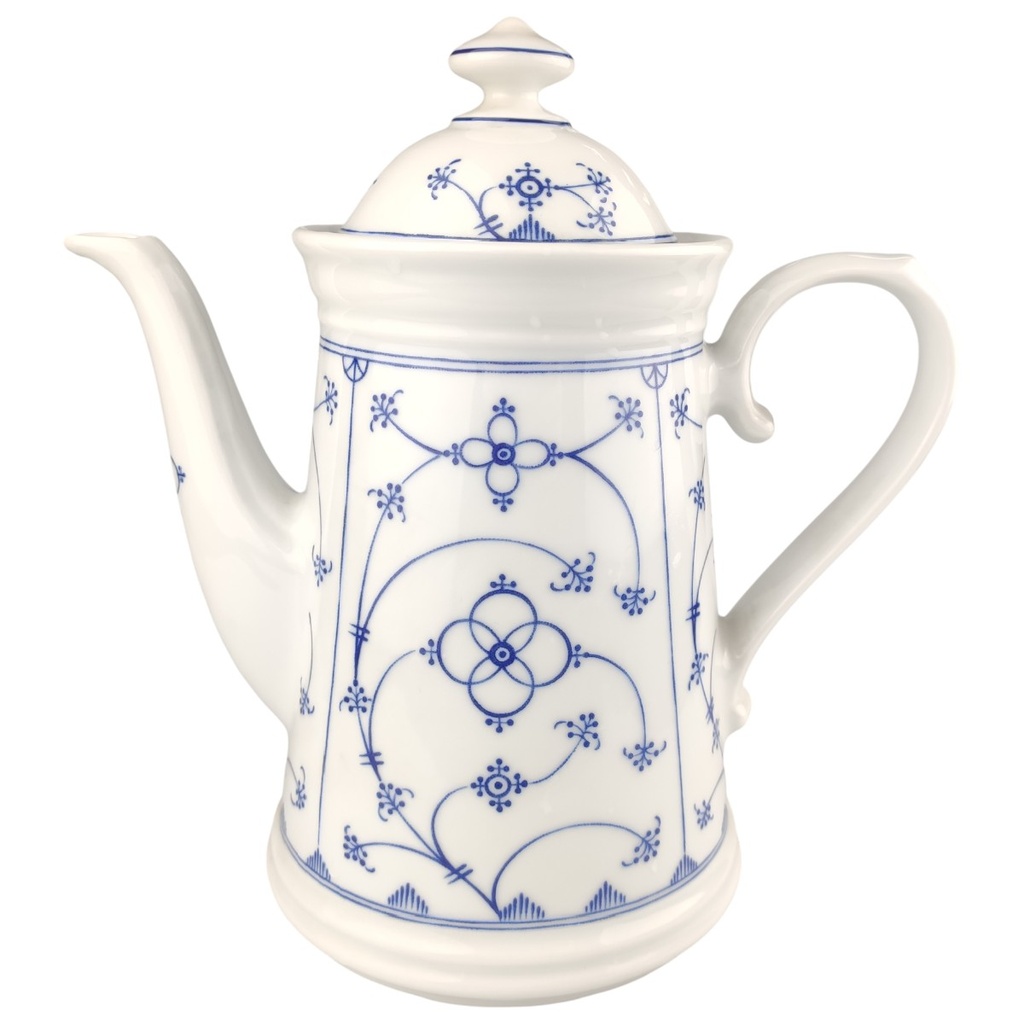 [150617184] Kaffeekanne 1,3 L Marienbad Ingres Weiss Indisch Blau gebraucht - neuwertig