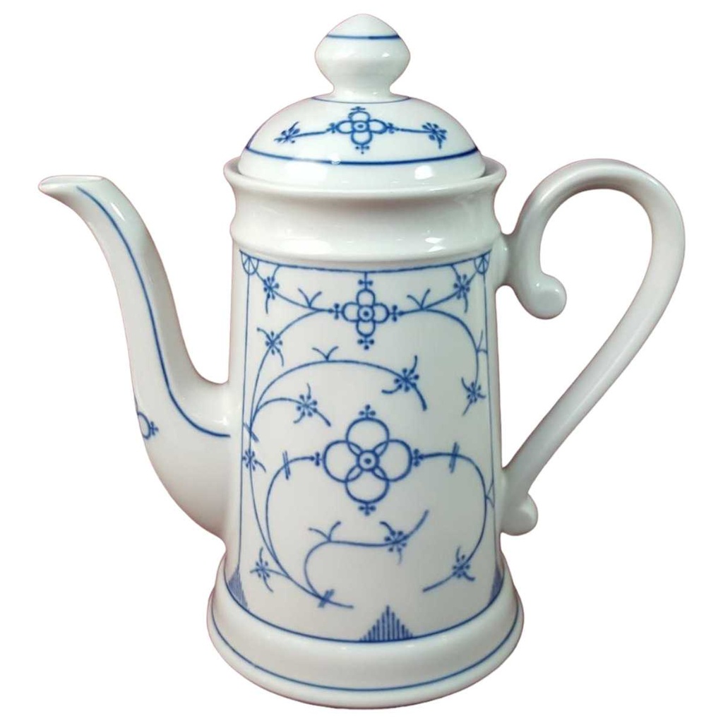 [150618191] Kaffeekanne 1,2 L Bareuther Indisch Blau Strohblume gebraucht - sehr gut
