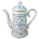 Kaffeekanne 1,2 L Bareuther Indisch Blau Strohblume gebraucht - sehr gut