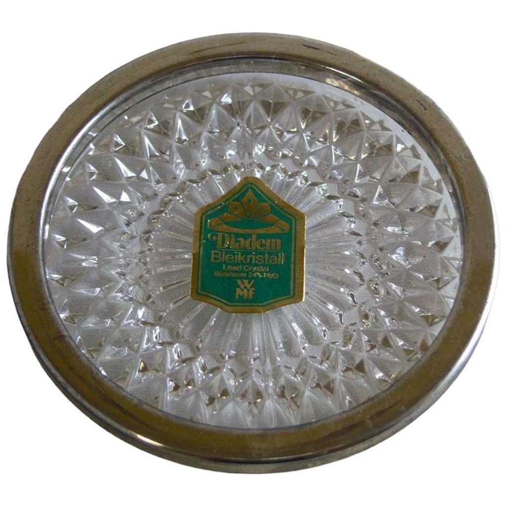 [150825399] Untersetzer 9,5 cm WMF Diadem gebraucht - gut