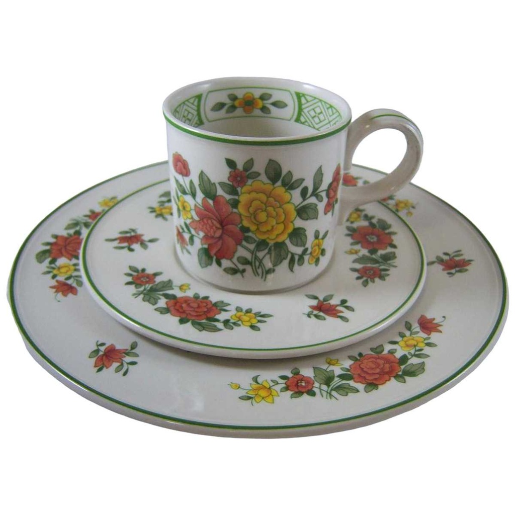 [150911544] Kaffeegedeck 3tlg Villeroy & Boch Summerday gebraucht - sehr gut