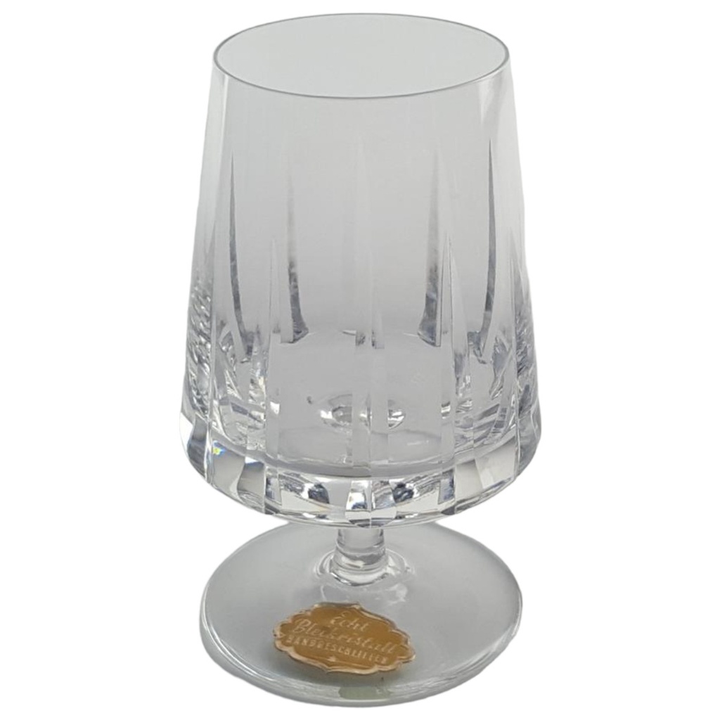 [150915560] Cognac Glas Echt Bleikristall handgeschliffen 60-er 70-er Jahre