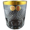 Whiskyglas Cristallerie Zwiesel Echt Bleikristall 24% mit Goldrand