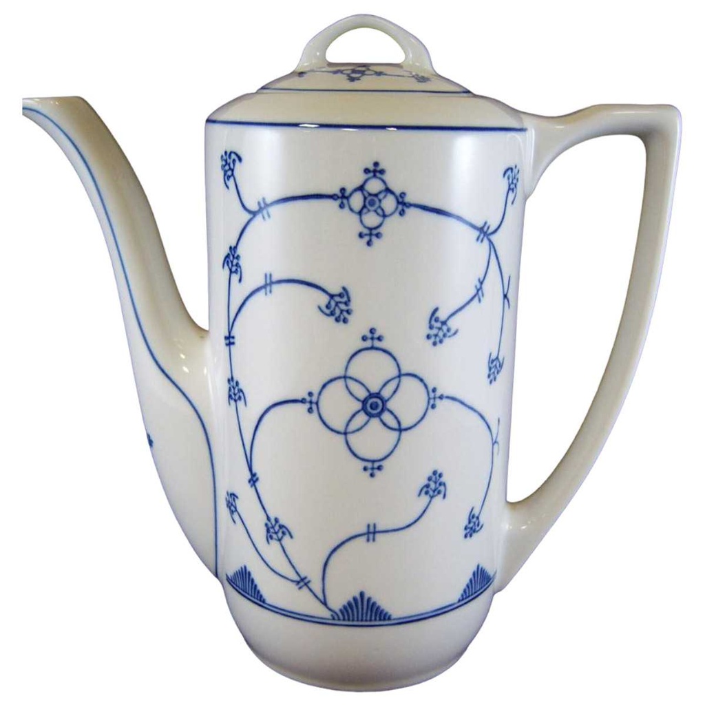 [151116846] Kaffeekanne 1,1 L Jaeger & Co Indisch Blau Strohblume Original Saks