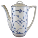 Kaffeekanne 1,1 L Jaeger & Co Indisch Blau Strohblume Original Saks