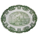 Servierplatte Speiseplatte Fleischplatte Steakplatte Bristol Hull Ramsgate Historical Ports of England Grün gebraucht - gut