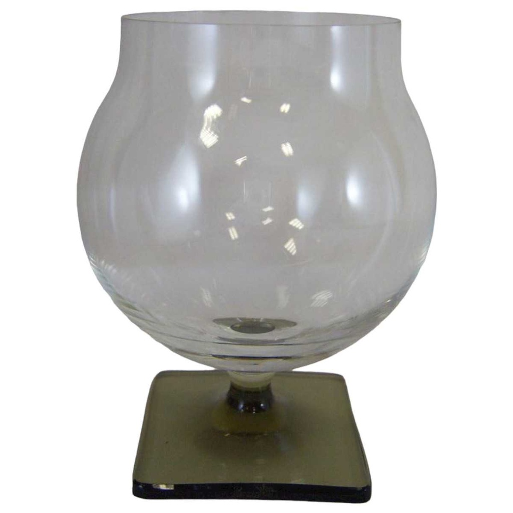 Cognacschwenker Rosenthal Rauchglas Georg Jensen Berlin Eckiger Fuß gebraucht - sehr gut