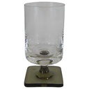 Weinglas Weinrömer Überfangglas Rosenthal Rauchglas Georg Jensen Berlin Eckiger Fuß gebraucht - sehr gut