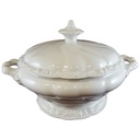 Schüssel Ragoutterrine Deckelschüssel 1,7 L 23 cm Graf von Henneberg Edelweiß gebraucht - sehr gut