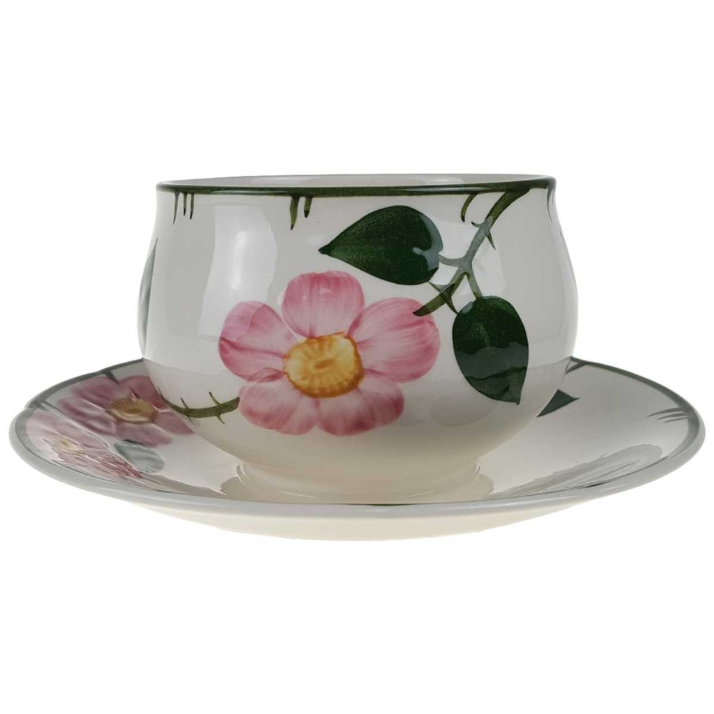 [160129165] Sauciere mit Teller 0,45 L Villeroy & Boch Wildrose