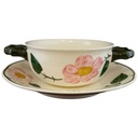 Suppentasse mit Untertasse Villeroy & Boch Wildrose gebraucht - gut