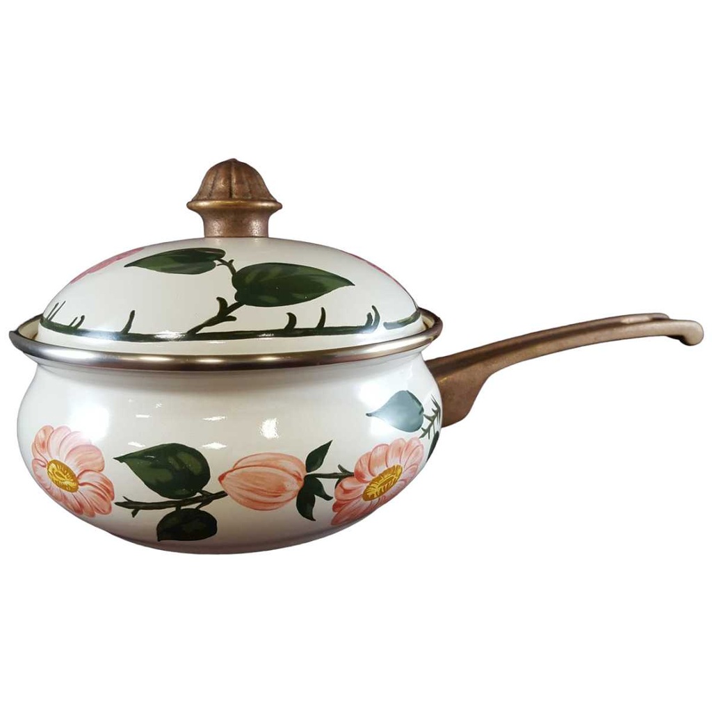 [160205192] Tiegel 1,2 L Villeroy & Boch Wildrose gebraucht - gut