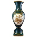 Vase Royal KPM Porzellan Bavaria Germany grün mit Gold - Dekor - gebraucht - gut