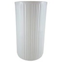 Tischvase Melitta 1-17 Porzellan Rillenoptik 60er 70er Jahre H 16,6 D 9,3 cm