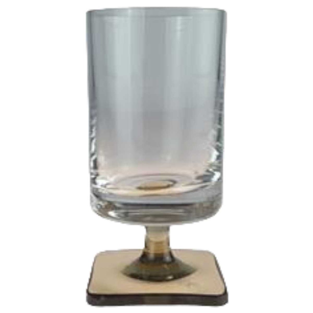 Likörglas Rosenthal Rauchglas Georg Jensen Berlin Eckiger Fuß gebraucht - sehr gut