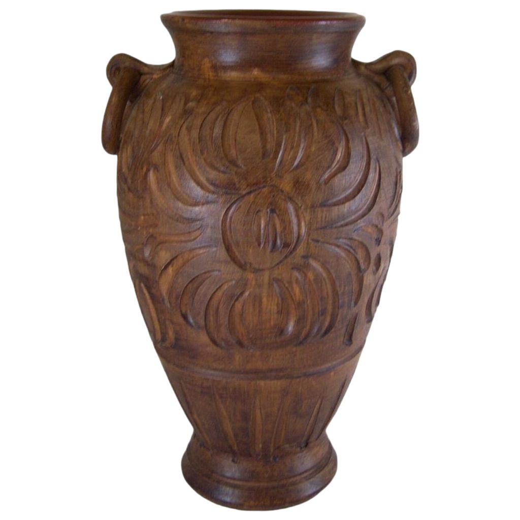[160510532] Keramik Vase mit zwei Griffen 26 cm