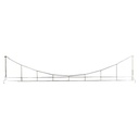 Oberleitung Quertragewerk 390 mm Spur H0 Märklin 409 Q/39 / 7016 gebraucht - sehr gut