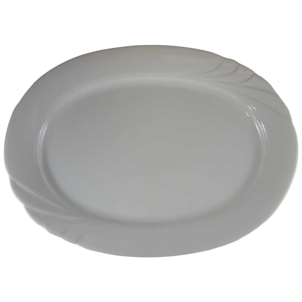 [16071900129] Fleischplatte Eschenbach Ambiente Weiß gebraucht - gut