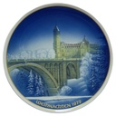Rosenthal Weihnachtsteller Luxemburg 6. Weihnachten 1979 Helmut Drexler