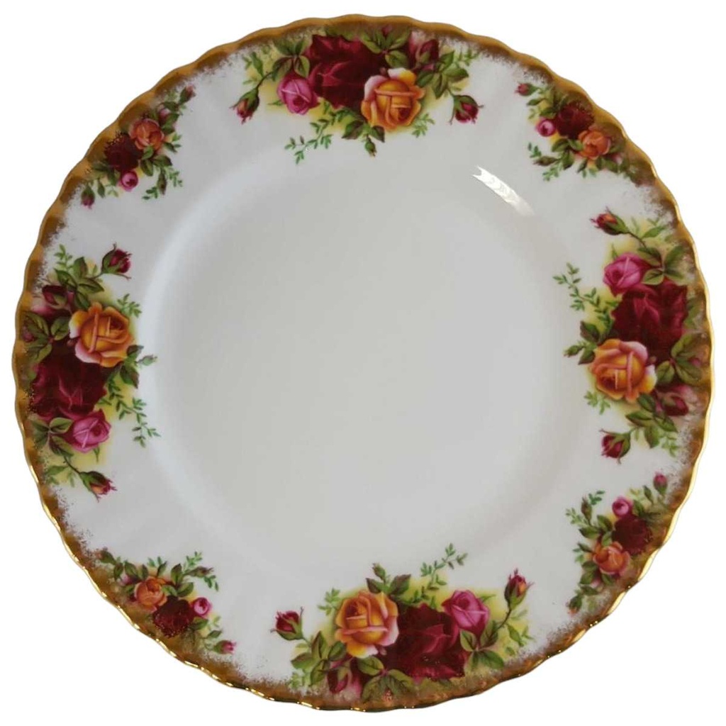 [16081200254] Kuchenteller 21 cm Royal Albert Old Country Roses gebraucht - sehr gut