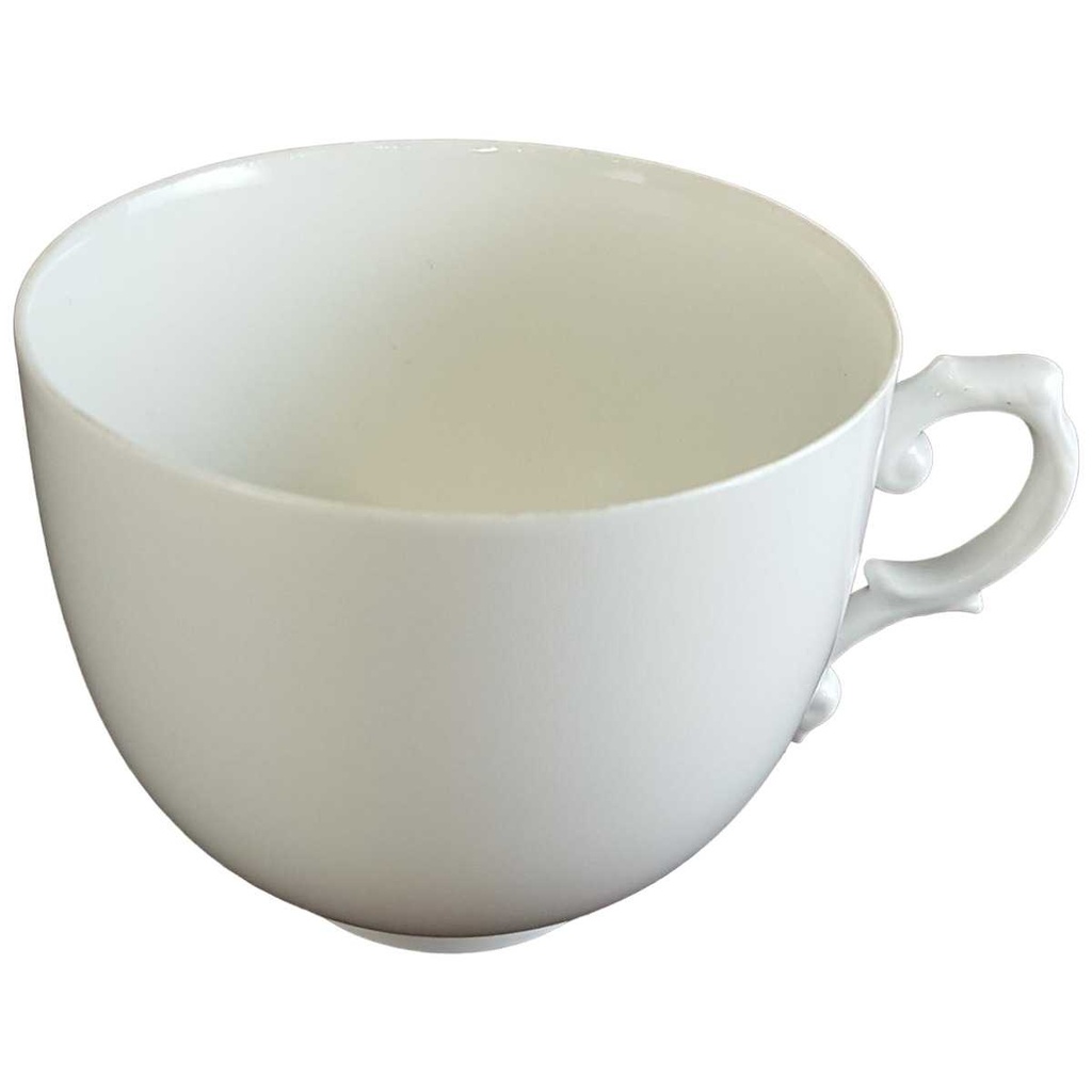 [16081800301] Kaffeetasse Tasse Fürstenberg Alt Weiß gebraucht - gut
