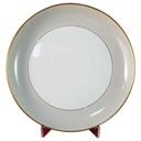 Kuchenteller Dessertteller Frühstücksteller Goldrand 18,2 cm Fürstenberg Alt Rose 02575 gebraucht - gut