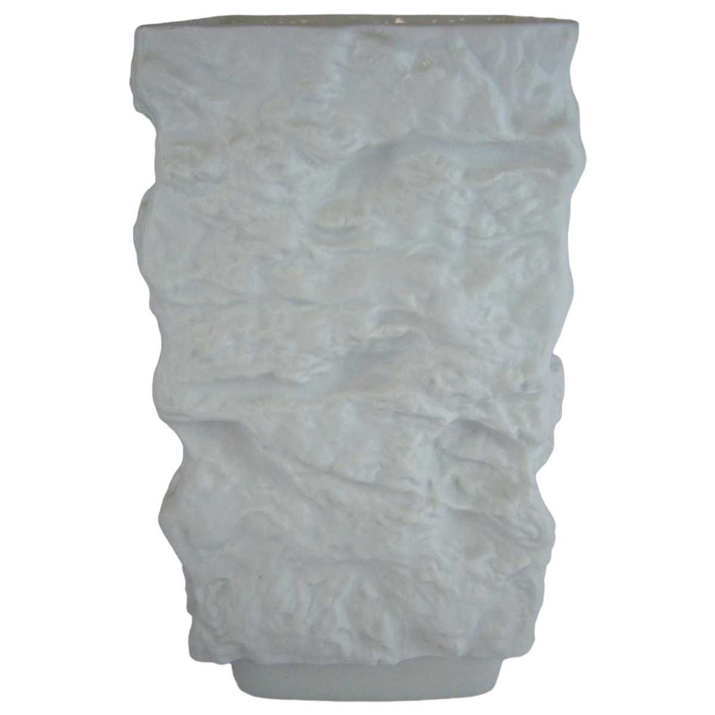 Vase Blumenvase 18 cm Zeh Scherzer Weiß Bavaria gebraucht - sehr gut