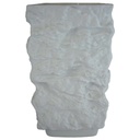 Vase Blumenvase 18 cm Zeh Scherzer Weiß Bavaria gebraucht - sehr gut