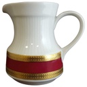 Milchkännchen Goldrand Mitterteich Form 870 Rot gebraucht - sehr gut