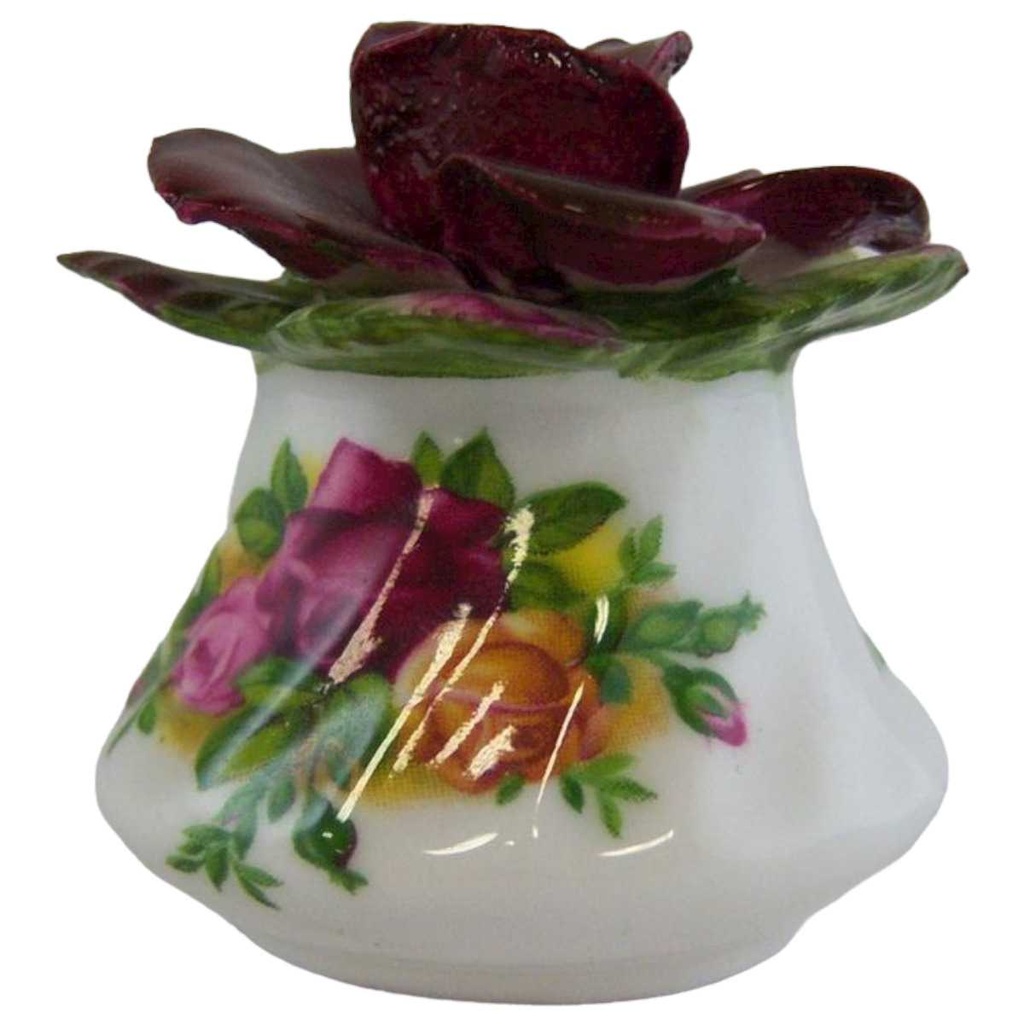 [16101170] Salzstreuer Rarität Royal Albert Old Country Roses gebraucht - sehr gut