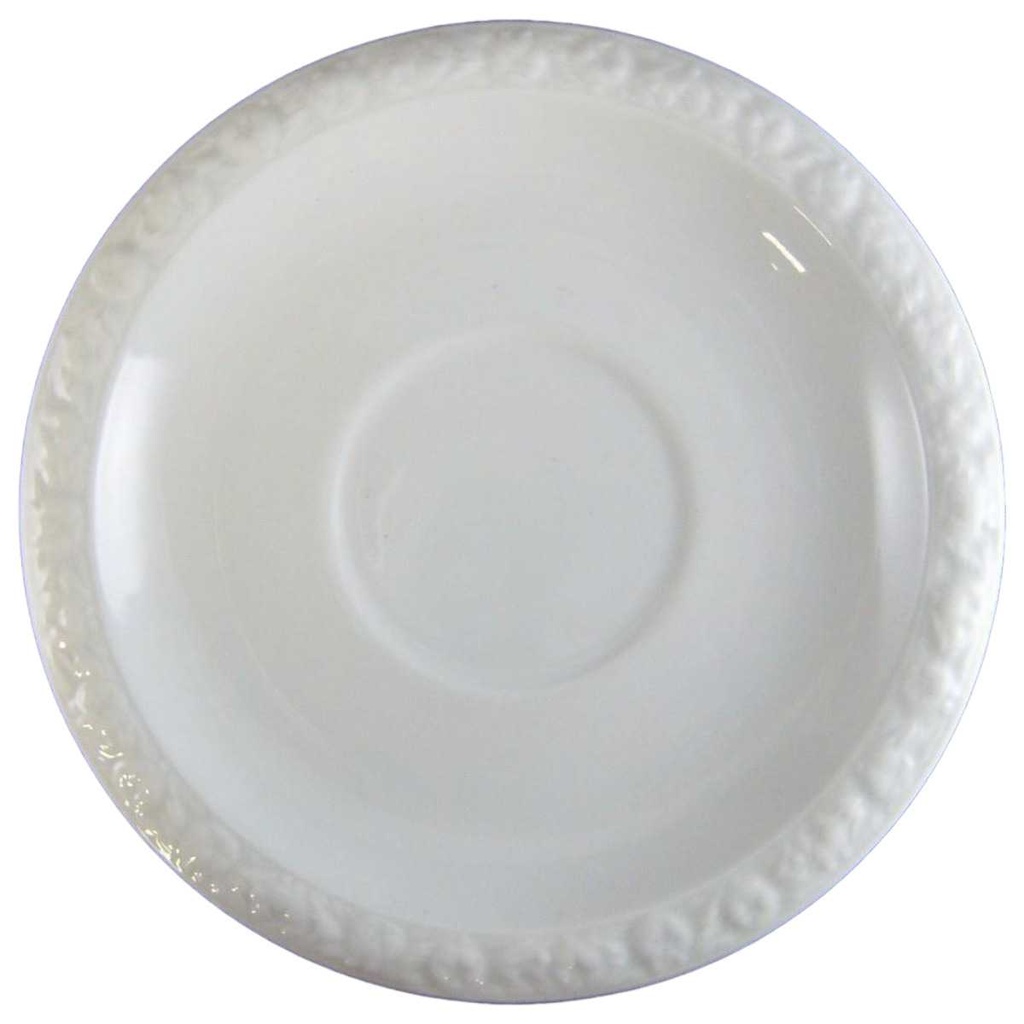 [16101383] Untertasse für Kaffee 14 cm Rosenthal Maria Weiß I. Wahl gebraucht - sehr gut