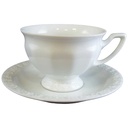Kaffeetasse mit Untertasse Tasse Rosenthal Maria Weiß I. Wahl