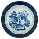 Kuchenteller Dessertteller 18,5 cm N.K.T. Japan Double Phoenix gebraucht - sehr gut