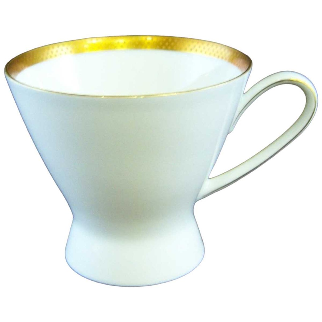 [161028203] Kaffeetasse Tasse Goldrand Rosenthal Form 2000 Ätzgoldrand mit Rauten 3702 gebraucht - sehr gut