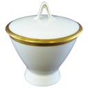 Zuckerdose Goldrand Rosenthal Form 2000 Ätzgoldrand mit Rauten 3702 gebraucht - sehr gut