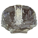 Original Walther Glas Zweigvase mit Weihnachtsmotiv